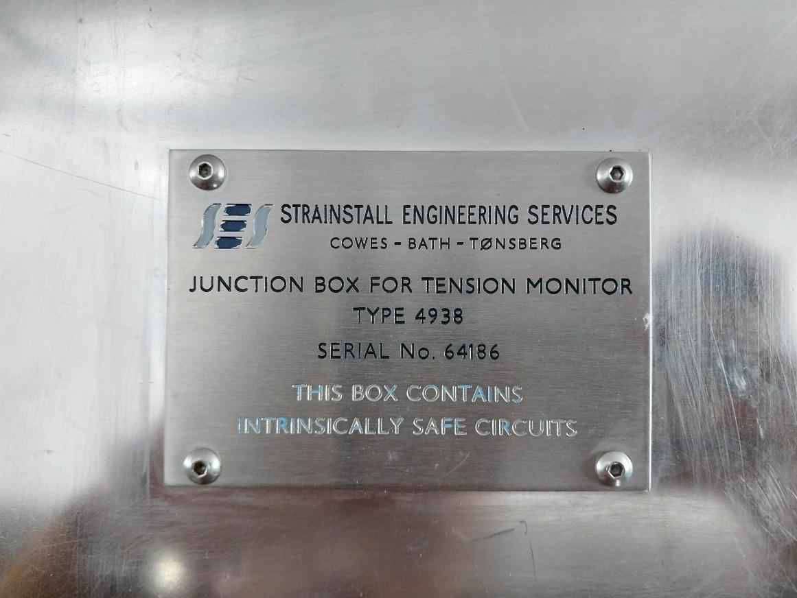 Strainstall 4938 Junction Box For Tension Monitor