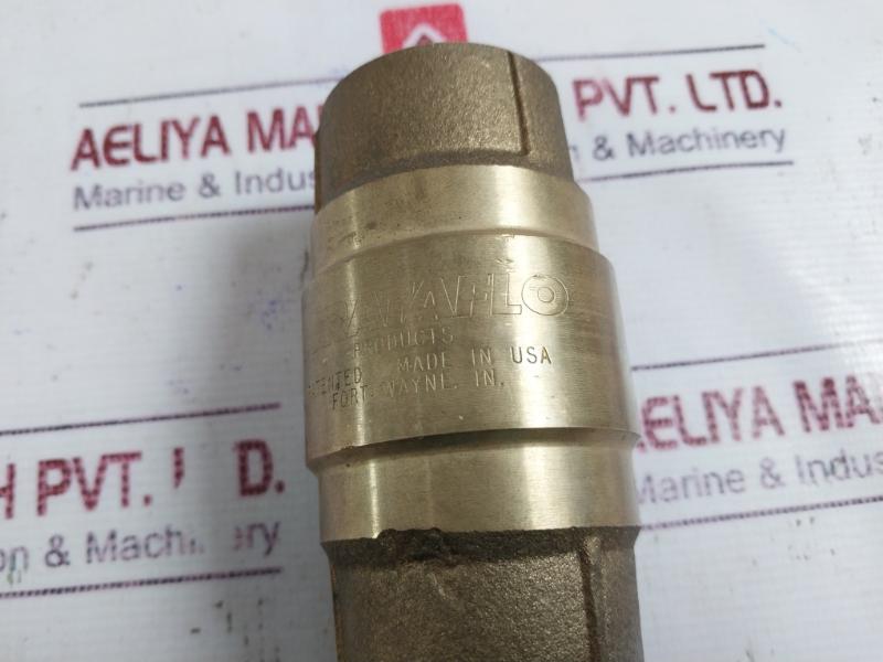 Strataflo 400 1" Fpt Check Valve W/ Spring Loaded Brass Body-s. Steel Seat, Cone