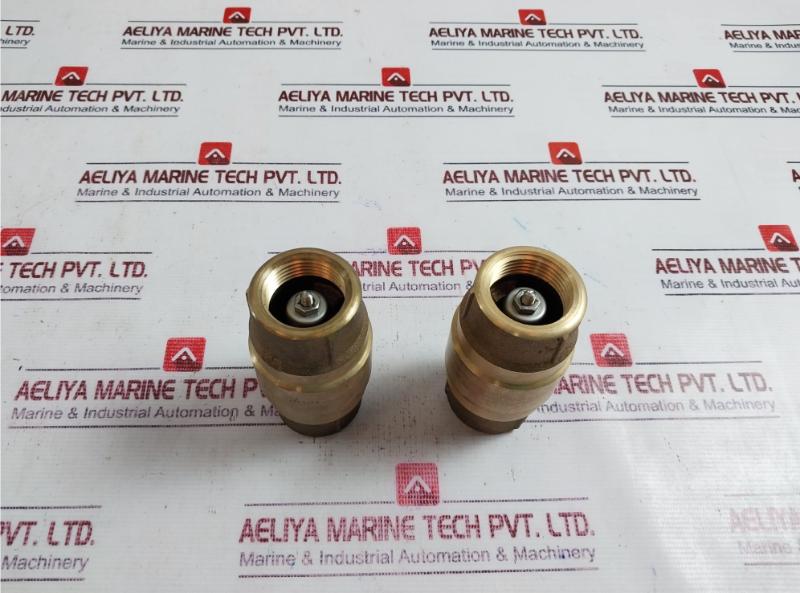 Strataflo 400 1" Fpt Check Valve W/ Spring Loaded Brass Body-s. Steel Seat, Cone