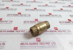Strataflo 400 1" Fpt Check Valve W/ Spring Loaded Brass Body-s. Steel Seat, Cone