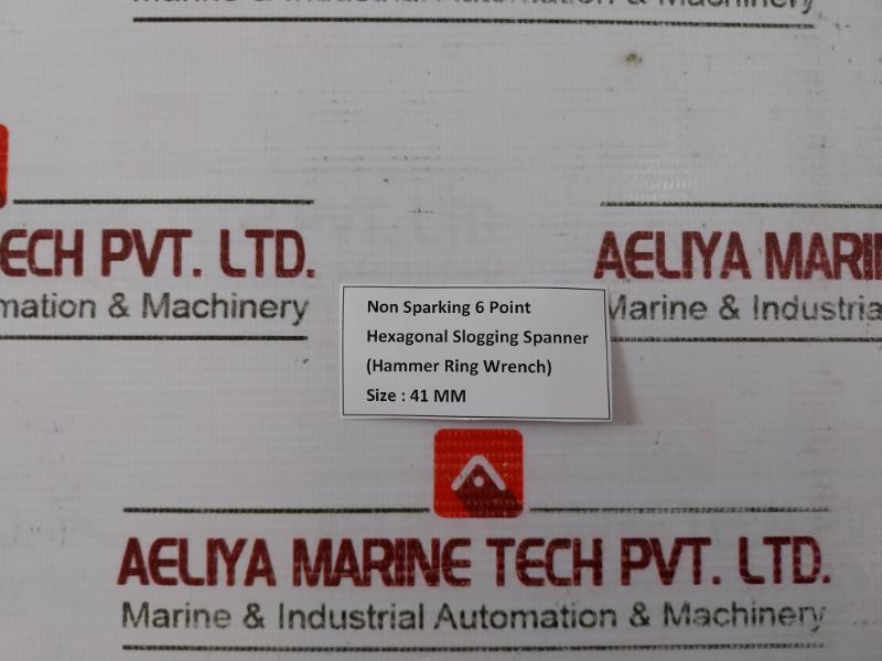 Striking Wrench Non-sparking 6 Point Hexagonal Slogging Spanner Hammer Ring 41 Mmbk