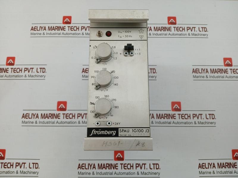 Stromberg Auxiliary Voltage Monitoring Relay Spau 1G100 J3, 50Hz 100V