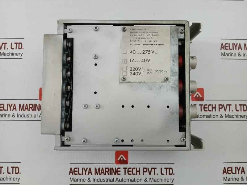 Stromberg Auxiliary Voltage Monitoring Relay Spau 1G100 J3, 50Hz 100V