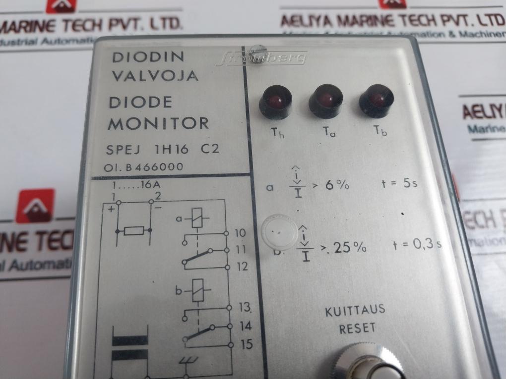 Stromberg Diode Monitor SPEJ 1H16 C2 1-16A 220V 50Hz