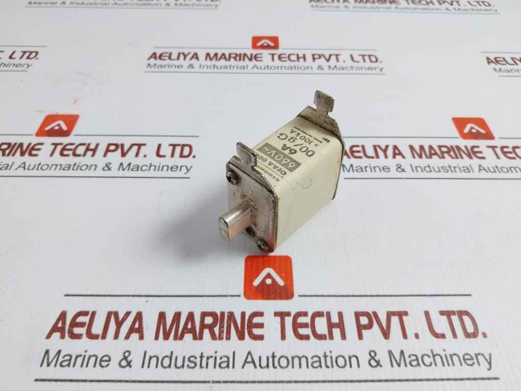 Stromberg High-voltage Ceramic Fuse Link 660V 6A Part No: Ofaa 00H