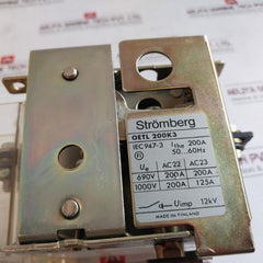 Stromberg Oetl 200K3 Fuse Switch Disconnector 200A 50-60Hz 12Kv 939328
