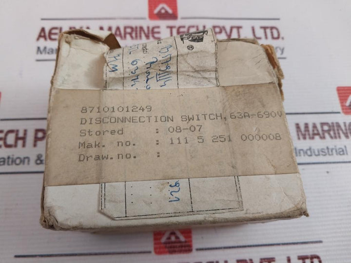 Stromberg Oetl 63K3 Non-fusible Switch 50/60Hz