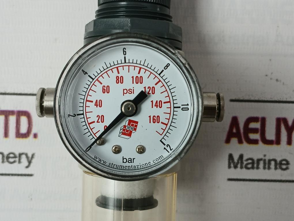 Strumentazione Pneumatic Pressure Regulator 0 To 160Psi 0 To 12Bar