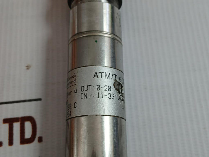 Sts 2.5 Meter Pressure Transmitter 850Bar 11-33Vdc Atm/T 600 Bar U