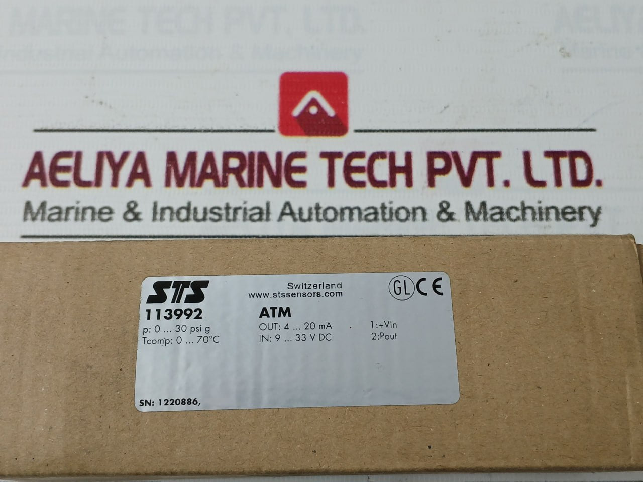 Sts Atm Pressure Transmitter 9–33V Dc 4–20 Ma