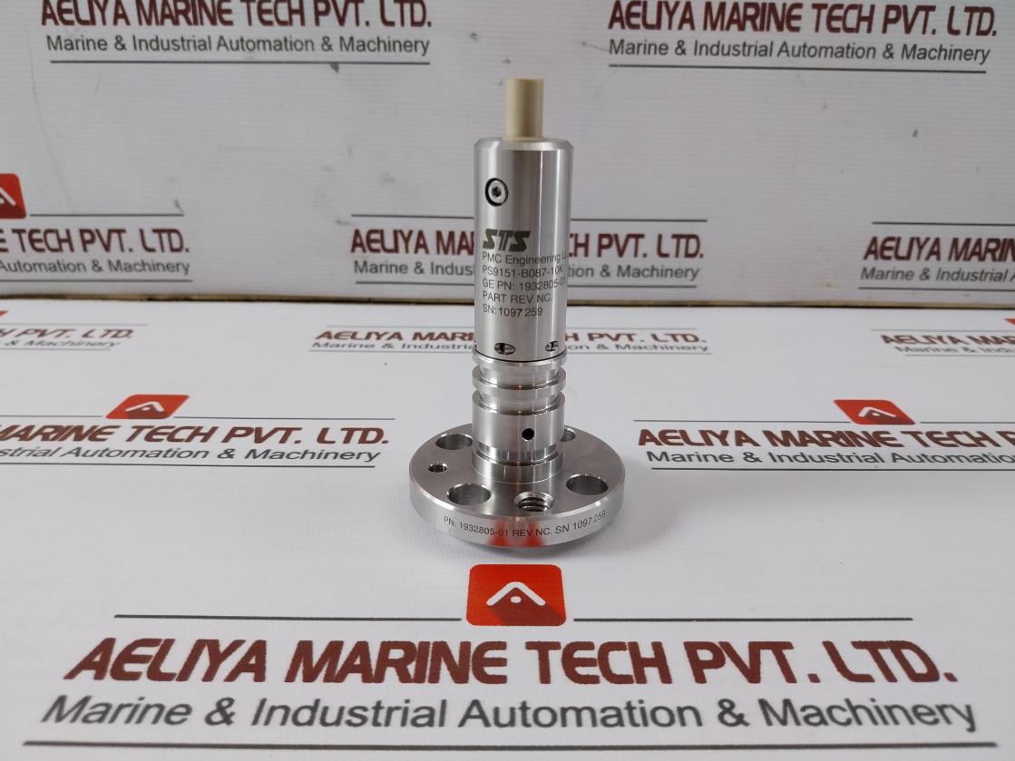 Sts Pmc Engineering 1932805-01 Pressure Transducer Rev Nc