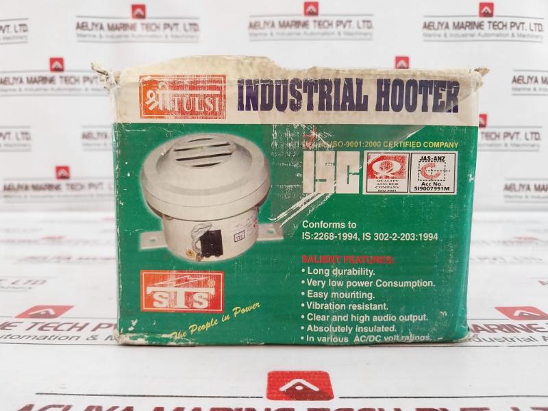 Sts Sh-110D Industrial Hooter 110Vdc 95-120 Db