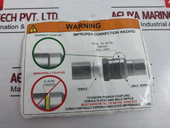 Stucchi 806501007 Vep Carbon Steel Flat Face Coupling Bd344892