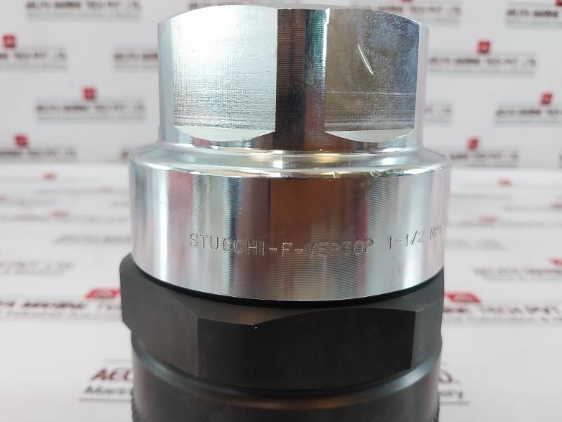 Stucchi F-vep30p 1-1/2 Npt Flat Face Thread Coupling Female