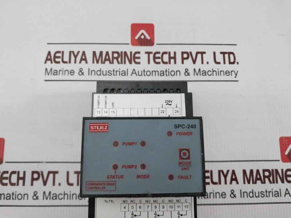 Stulz Spc-240 Condensate Drain Dual Pump Controller 230v 50hz 10a Rev.01