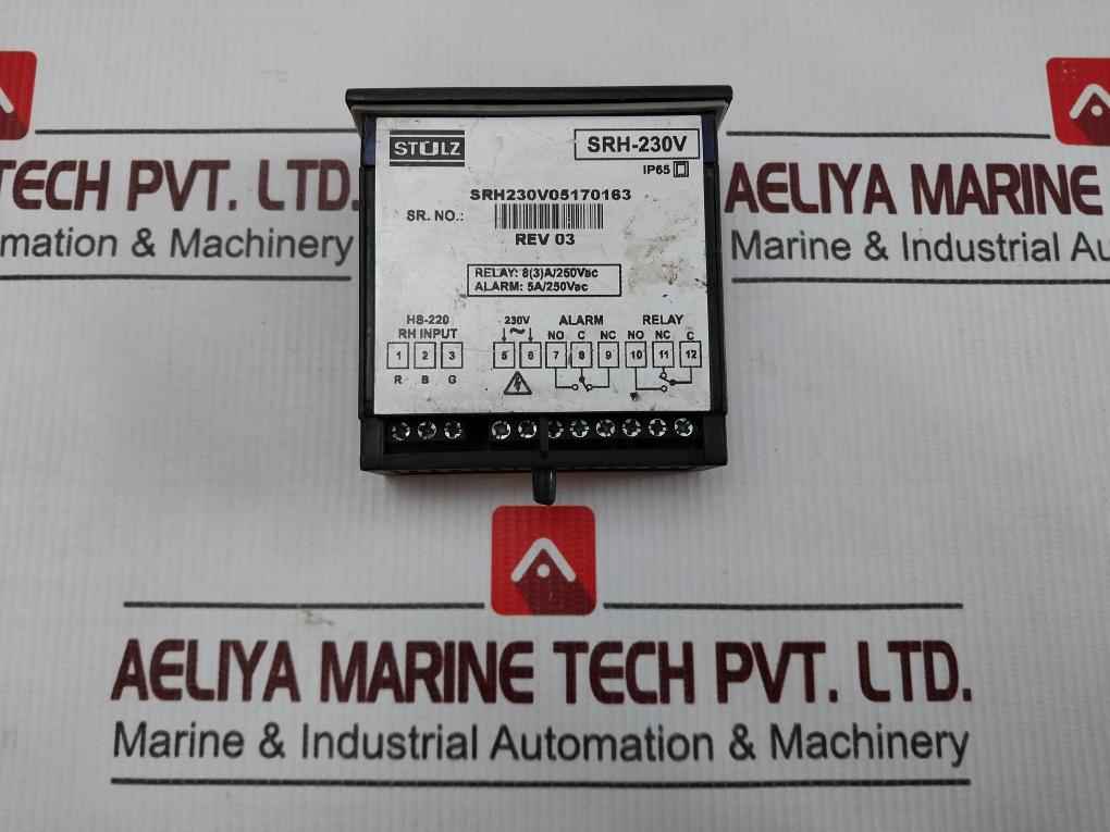 Stulz Srh-230V Temperature Controller Hs-220 8A/250Vac