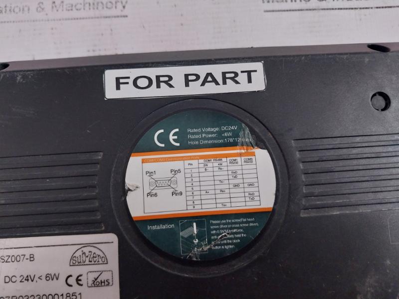 Sub-zero Sz007-b Multi-touch Capacitive Touch Screen Dc24V 6W