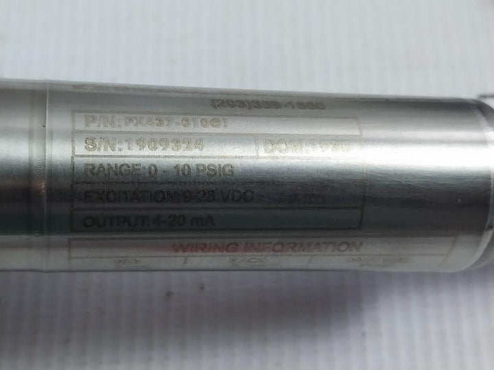 Submersible Pressure And Water Level Transducer Px437-010Gi Omega Cable 40 Ft