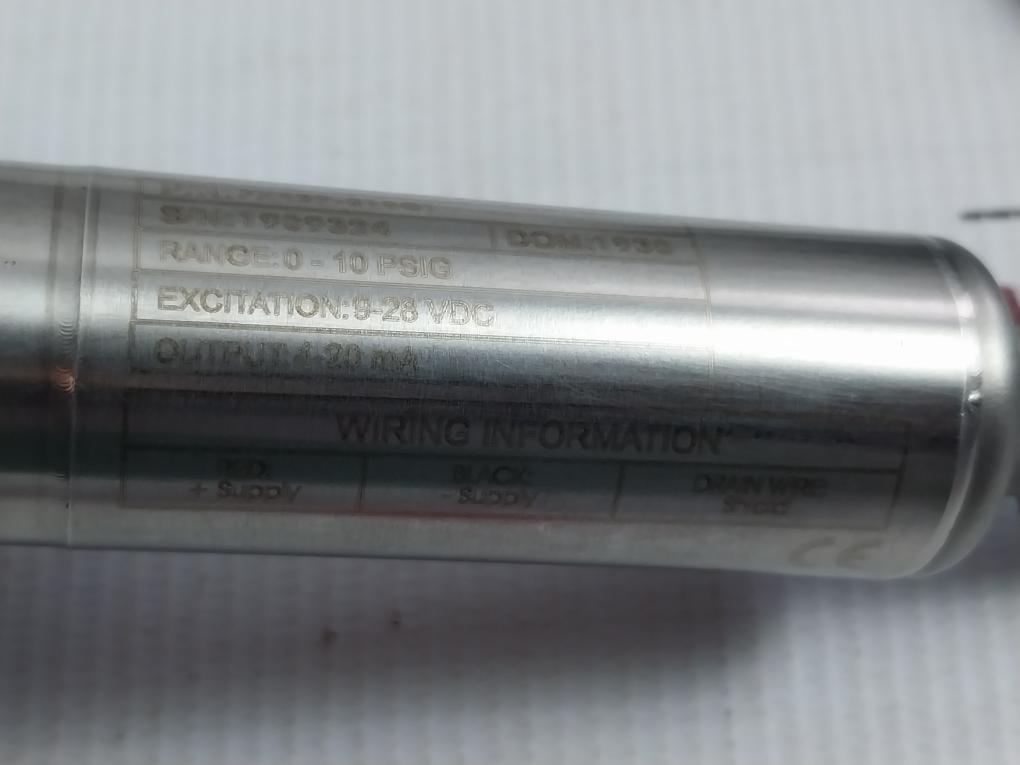 Submersible Pressure And Water Level Transducer Px437-010Gi Omega Cable 40 Ft