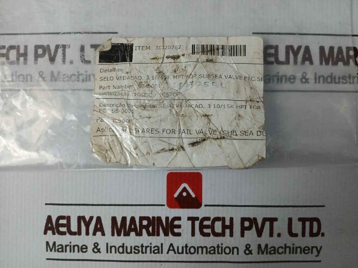 Subsea 10291166-001 Seal Spare Part For Valve 3 10/15K Hpt Sb-0001