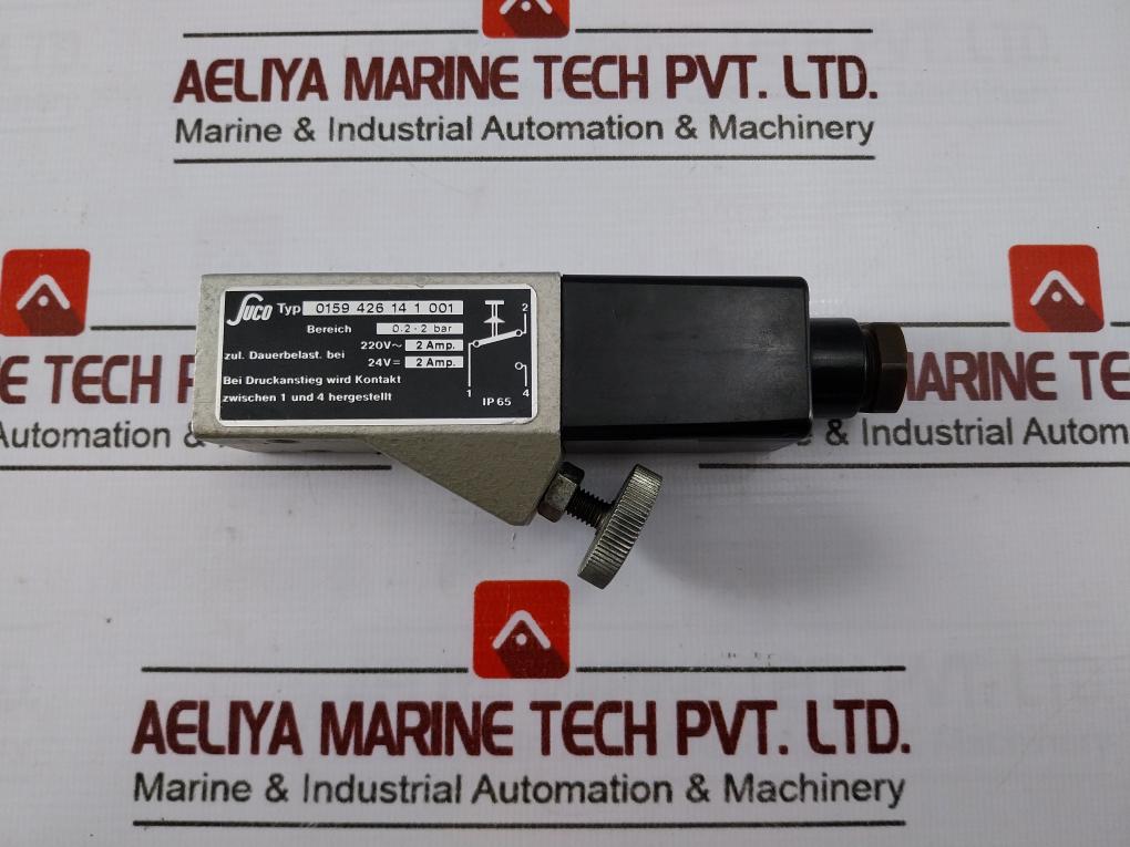 Suco 0159-429-14-1-001 Pressure Switch, 0.2 2 Bar, Ip65