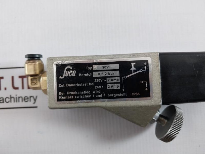 Suco 9051 Pressure Switch Bereich/ Range: 0,2-2 Bar 220V-2 Amp