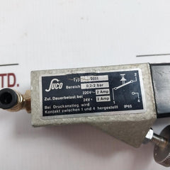 Suco 9051 Pressure Switch Bereich Range: 0,2-2 Bar 220V-2 Amp