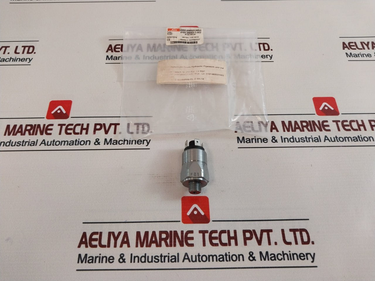 Suco 0181-46003-1-003 Piston Pressure Switch 50-200 Bar