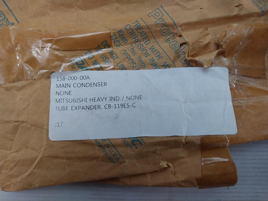 Sugino Cb-119E5-c Tube Expander Special Tool For Main Condenser 158-000-00A