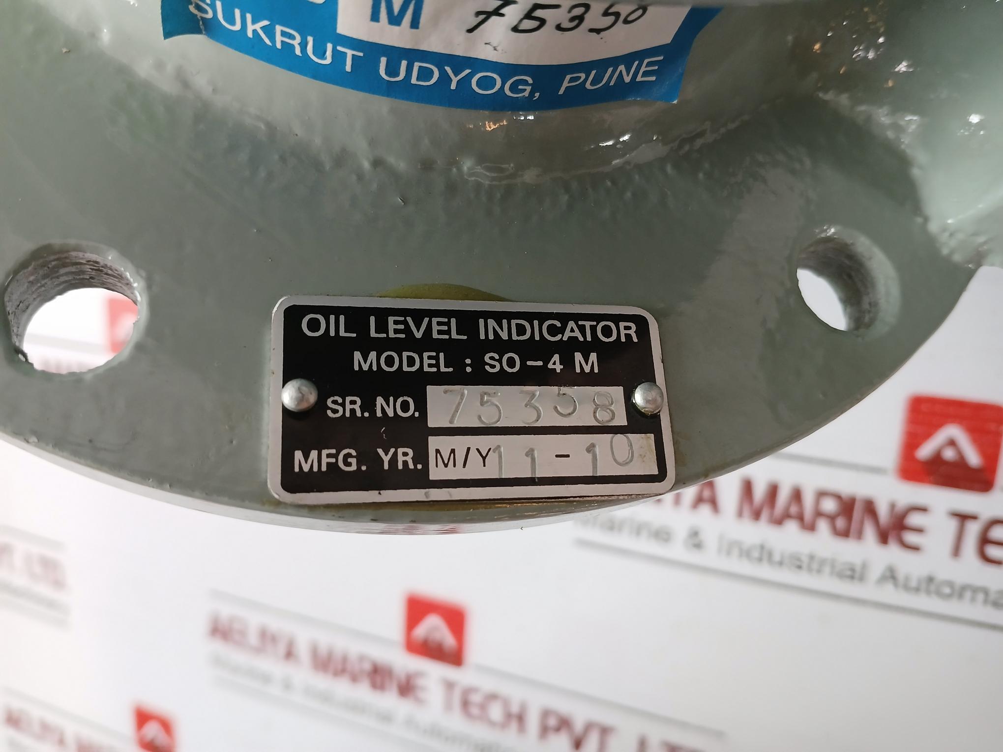 Sukrut So-4M Oil Level Indicator Empty 1/4 To 3/4 Full