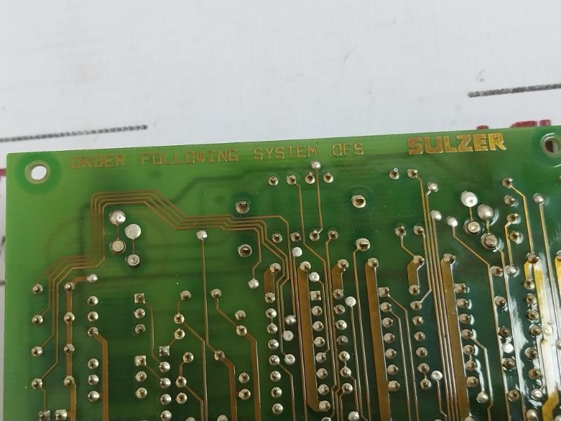 Sulzer 112.017.014.200 001 A2C Pcb Order Following System Ofs