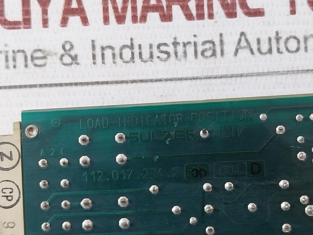 Sulzer 112.017.234.200.004D Load Indicator Position 112.046.033.200
