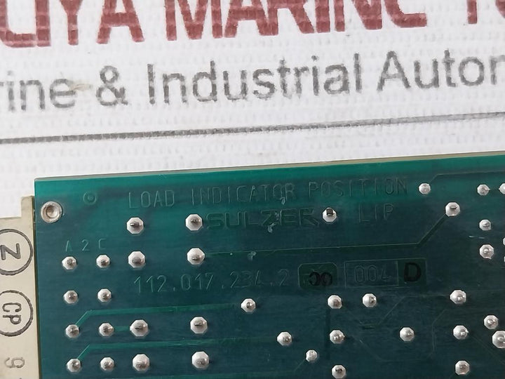 Sulzer 112.017.234.200.004D Load Indicator Position 112.046.033.200