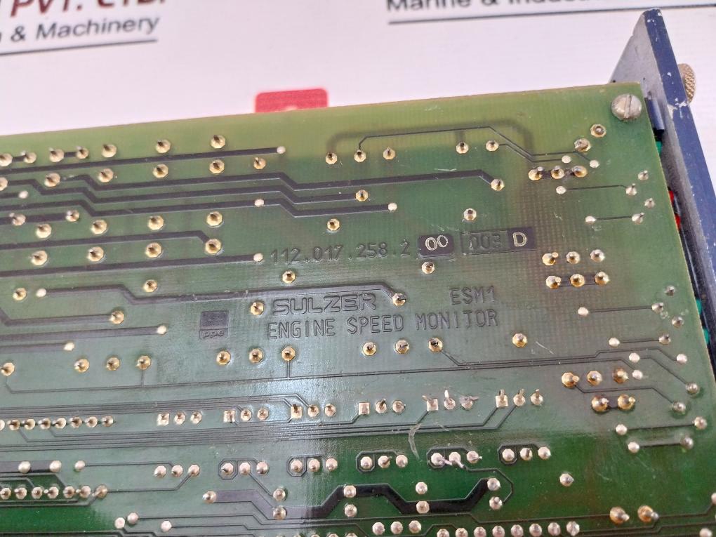 Sulzer 112.017.264.2 00 002 C Engine Speed Monitor