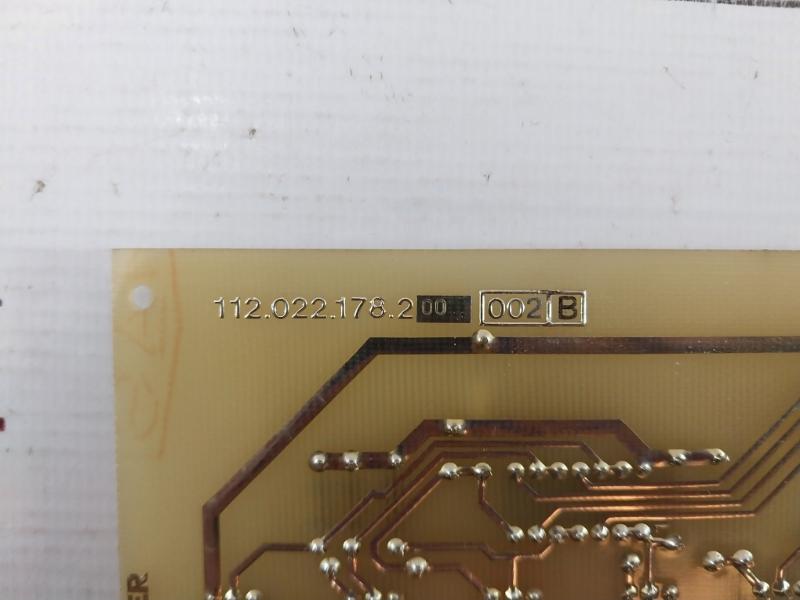 Sulzer 112.022.178.200 002 B 8 Insulated Input Pcb