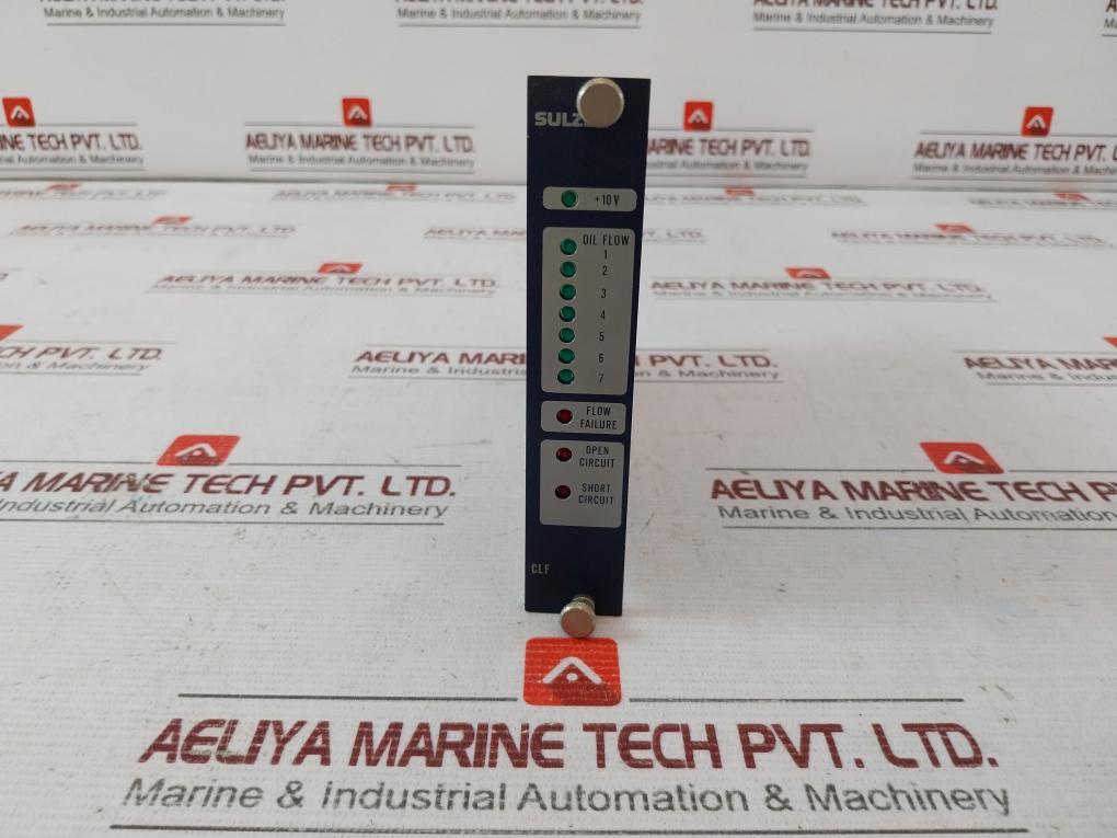 Sulzer 112.046.018.200 Cylinder Lube Oil Flow Monitor +10V A32C 871Etaq42