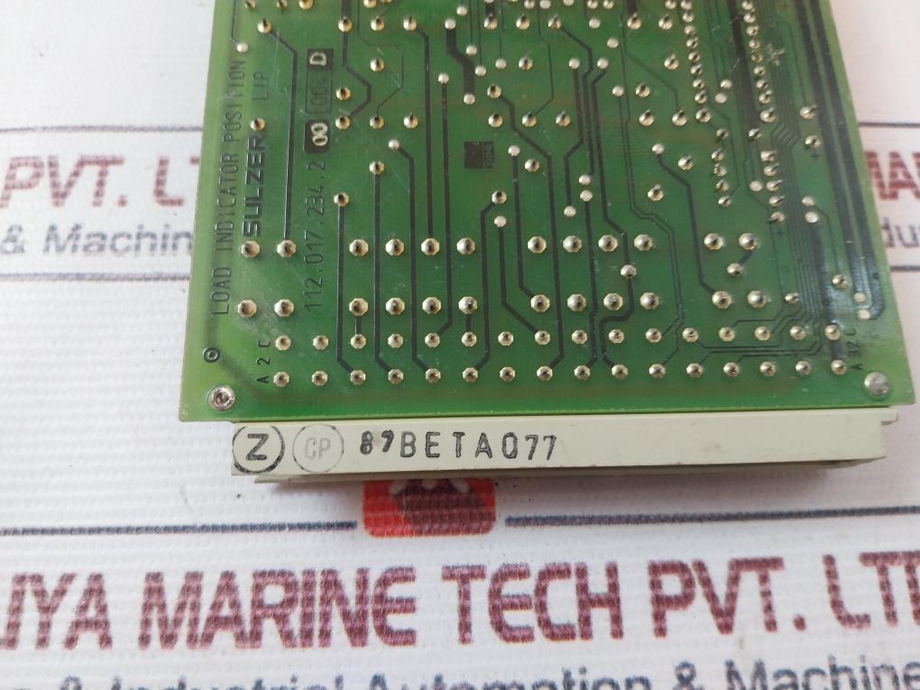Sulzer 112.046.033.200 Load Indicator Position Unit