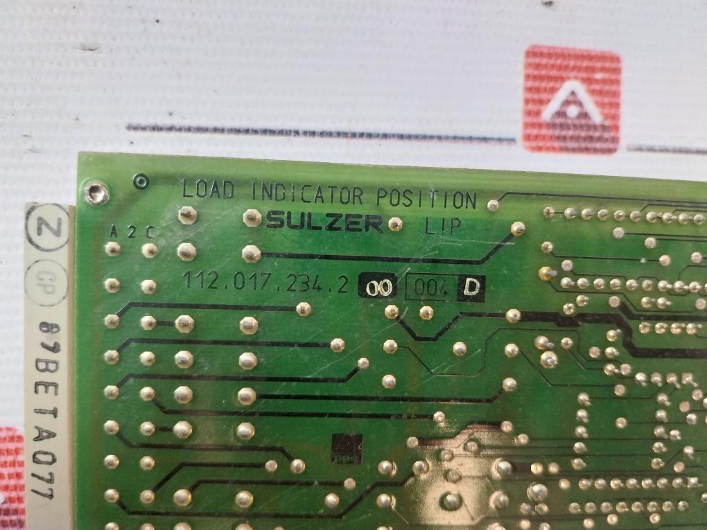 Sulzer 112.046.033.200 Load Indicator Position Unit