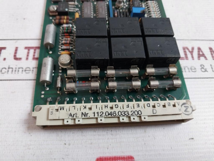 Sulzer 112.046.033.200 Pcb For Load Indicator Position Unit 857Etaq25 3202544