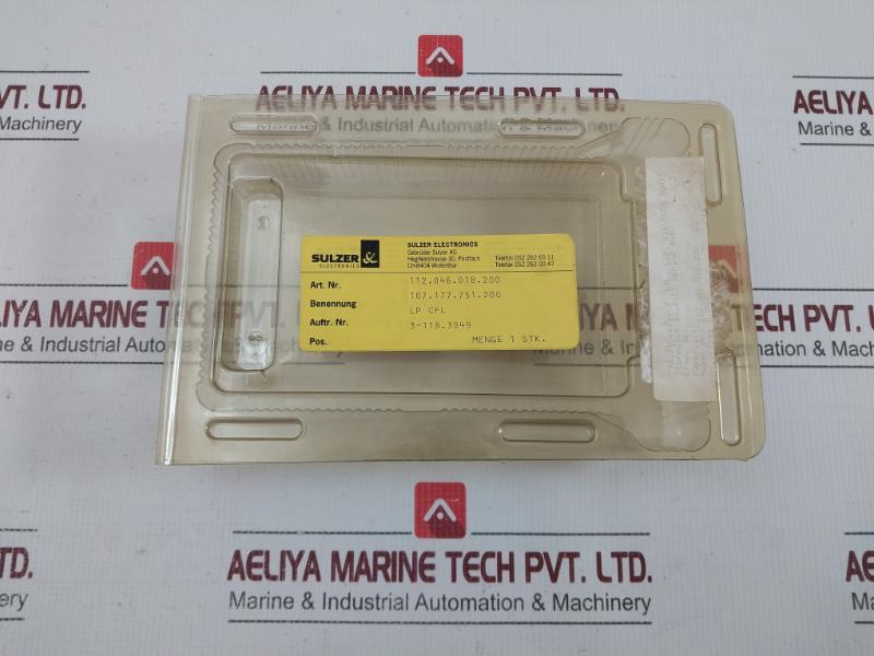 Sulzer Cylinder Lub Oil Flow Monitor Pcb Card 112.046.018.200 C