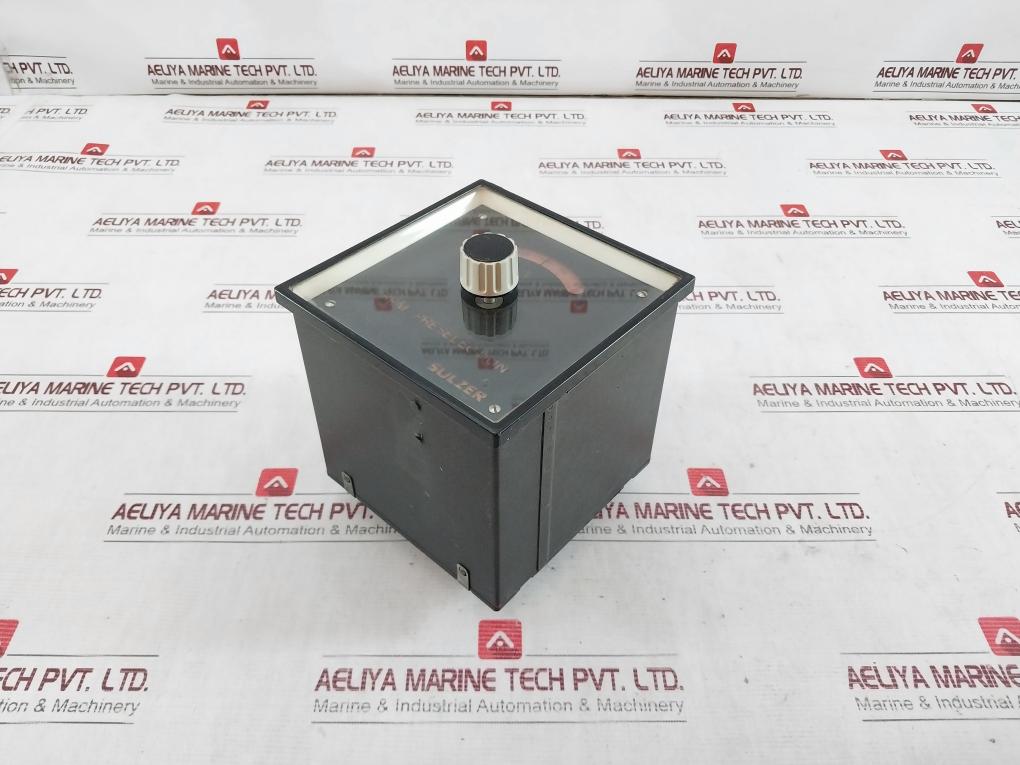 Sulzer Rpm-preselection Meter