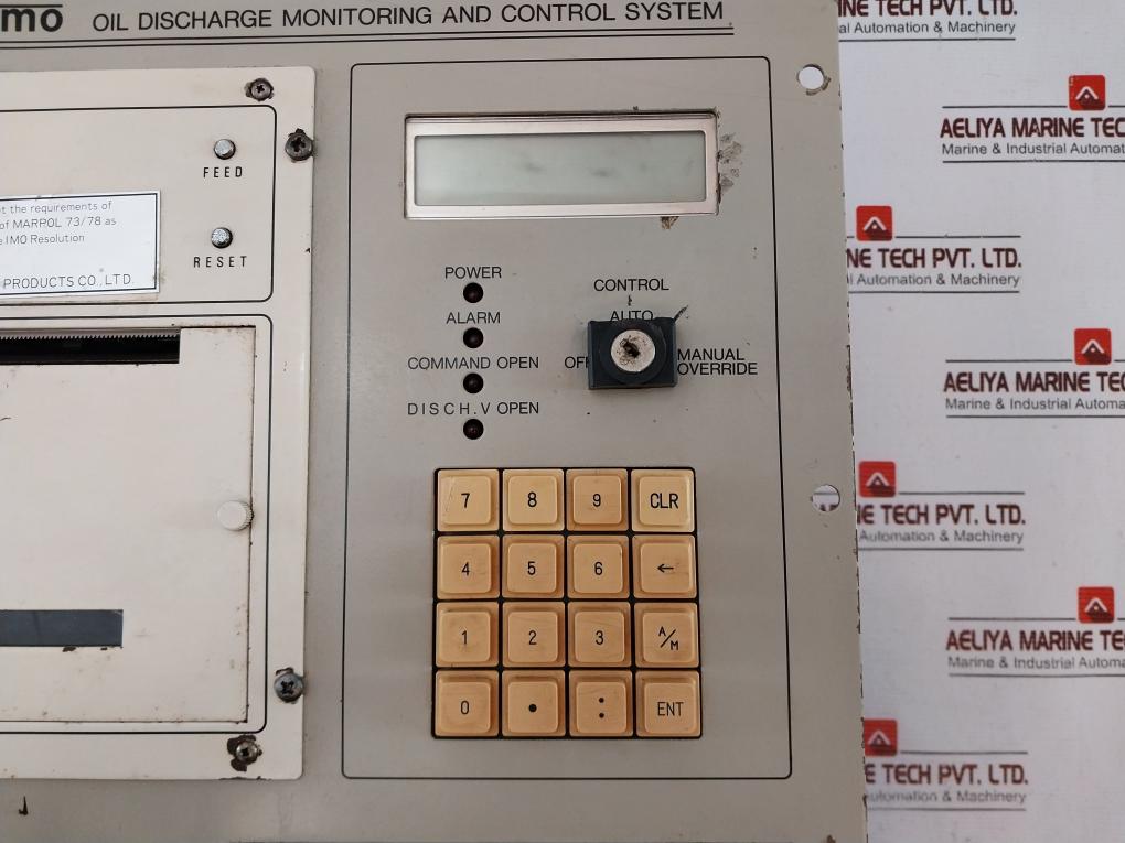 Sumitomo Precision Ccu Markv Oil Discharge Monitoring And Control System