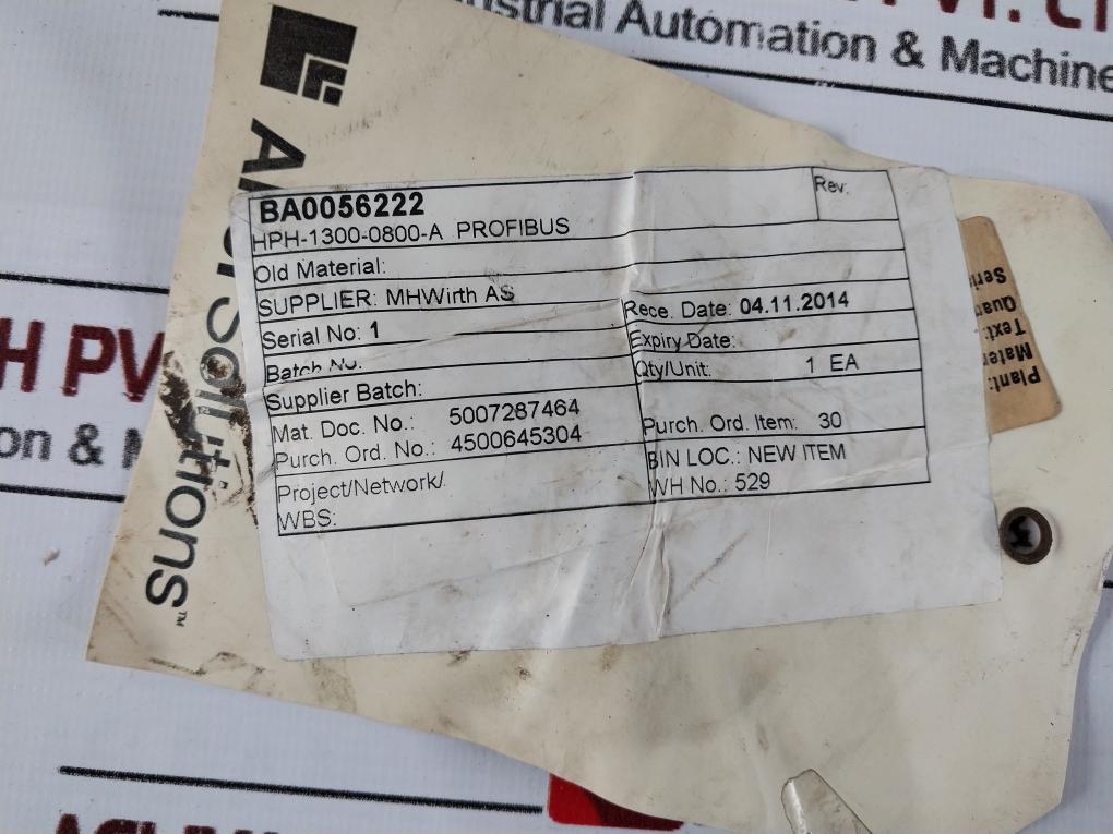 Summit Electronics Hph-1300-0800-a Position Sensor, Ba0056222