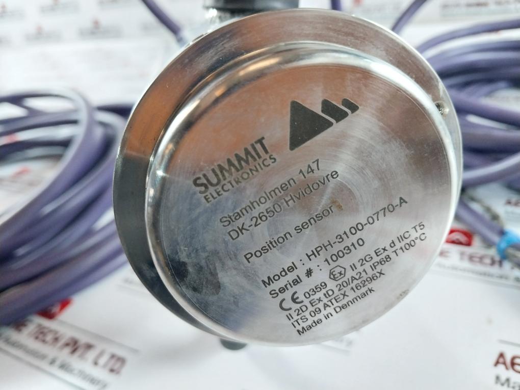 Summit Electronics Hph-3100-0770-a Position Sensor For Cylinder With Profibus