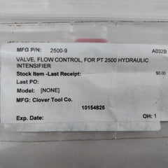 Sun 1E91 Valve Flow Control For Pt 2500-9 Hydraulic 10154825