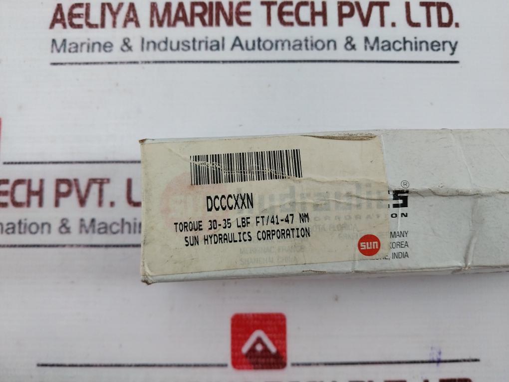Sun Hydraulics Dccc-xxn Valve 19237749