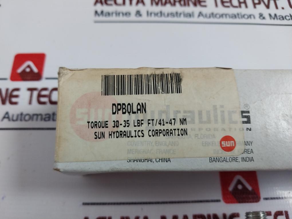 Sun Hydraulics Dpbolan 3-way, Pilot-operated, Directional Valve