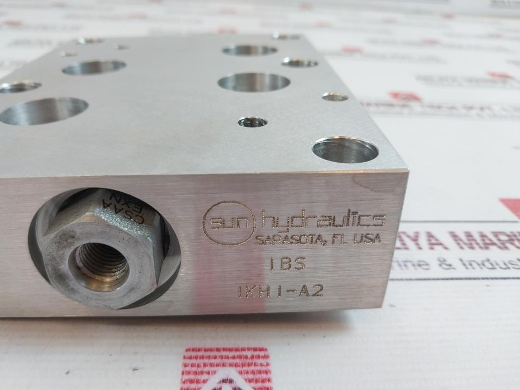 Sun Hydraulics Ibs Manifold Valve Block 1Kh1-a2/ Ikhi-a2