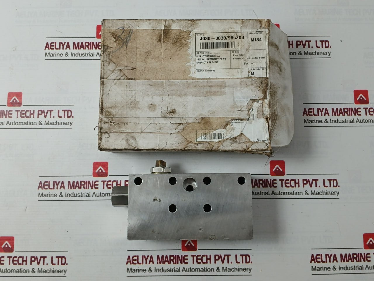 Sun Hydraulics Mi84 Hydraulic Valve Manifold Revision : M