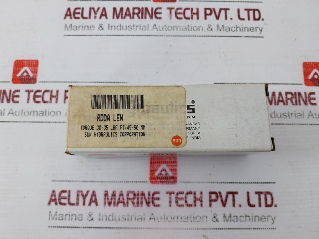 Sun Hydraulics Torque 30-35 Lbf Valve Ft/45-50 Nm, Uk-po-012673